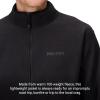 MARMOT Men’s Rocklin Full-Zip Jacket – Classic, Warm, Lightweight 100-Weight Fleece Layer(Black)