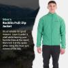MARMOT Men’s Rocklin Full-Zip Jacket – Classic, Warm, Lightweight 100-Weight Fleece Layer(Clover)