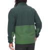 MARMOT Men’s Rocklin Full-Zip Jacket – Classic, Warm, Lightweight 100-Weight Fleece Layer(Dark Jungle/Clover)