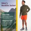 MARMOT Men’s Rocklin Full-Zip Jacket – Classic, Warm, Lightweight 100-Weight Fleece Layer(Nori)
