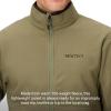 MARMOT Men’s Rocklin Full-Zip Jacket – Classic, Warm, Lightweight 100-Weight Fleece Layer(Olive Grove)