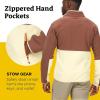 MARMOT Men’s Rocklin Full-Zip Jacket – Classic, Warm, Lightweight 100-Weight Fleece Layer(Pinecone/Wheat)