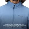 MARMOT Men’s Rocklin Full-Zip Jacket – Classic, Warm, Lightweight 100-Weight Fleece Layer(Rain Cloud)