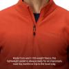 MARMOT Men’s Rocklin Full-Zip Jacket – Classic, Warm, Lightweight 100-Weight Fleece Layer(Sumac)