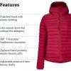 MARMOT Women’s Echo Featherless Hoody – Lightweight Down-Alternative Puffer Jacket with Hood(Red Mulberry)