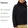 MARMOT Women’s Rocklin 1/2 Zip Jacket – Classic, Warm, Lightweight 100-Weight Fleece Layer(Black)
