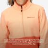 MARMOT Women’s Rocklin 1/2 Zip Jacket – Classic, Warm, Lightweight 100-Weight Fleece Layer(Fresh Apricot/Ginger Blossom)