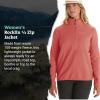 MARMOT Women’s Rocklin 1/2 Zip Jacket – Classic, Warm, Lightweight 100-Weight Fleece Layer(Grapefruit)