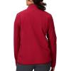 MARMOT Women’s Rocklin 1/2 Zip Jacket – Classic, Warm, Lightweight 100-Weight Fleece Layer(Red Mulberry)