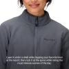 MARMOT Women’s Rocklin 1/2 Zip Jacket – Classic, Warm, Lightweight 100-Weight Fleece Layer(Steel Onyx)