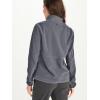 MARMOT Women’s Rocklin 1/2 Zip Jacket – Classic, Warm, Lightweight 100-Weight Fleece Layer(Steel Onyx)