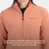 MARMOT Women’s Rocklin 1/2 Zip Jacket – Classic, Warm, Lightweight 100-Weight Fleece Layer(Sunburn)