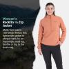 MARMOT Women’s Rocklin 1/2 Zip Jacket – Classic, Warm, Lightweight 100-Weight Fleece Layer(Sunburn)