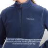 MARMOT Women’s Rocklin 1/2 Zip Jacket – Classic, Warm, Lightweight 100-Weight Fleece Layer(Twilight Blue/Blue Bonnet)