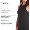 MARMOT Womens Women’s Leda Racer Tank(Black)