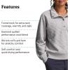 MARMOT womens Women’s Galen Funnel Neck(Light Grey Heather)