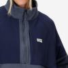 MARMOT womens Women’s Retro Rocklin 1/2 Fleece Jacket(Thunderhead/Arctic Navy)