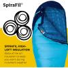 Marmot Women’s Trestles 15° Sleeping Bag | Insulated, Water-Resistant, Left-Zip, French Blue/Harbor Blue, Long