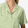 Marmot Womens Women’s Aerobora Short Sleeve Shirt(Agate Green Mini Bloom)
