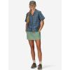 Marmot Womens Women’s Aerobora Short Sleeve Shirt(Thunderhead Windowpane)