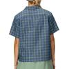 Marmot Womens Women’s Aerobora Short Sleeve Shirt(Thunderhead Windowpane)