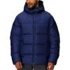 MARMOT Men’s Guides Down Hoody – Down Filled, Water Resistant, Puffer Jacket with Hood, Arctic Navy, Large