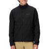 MARMOT Men’s Rocklin Full-Zip Jacket – Classic, Warm, Lightweight 100-Weight Fleece Layer(Black)