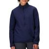 MARMOT Women’s Rocklin 1/2 Zip Jacket – Classic, Warm, Lightweight 100-Weight Fleece Layer(Arctic Navy)