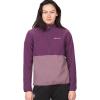 MARMOT Women’s Rocklin 1/2 Zip Jacket – Classic, Warm, Lightweight 100-Weight Fleece Layer(Purple Fig/Hazy Purple)