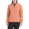 MARMOT Women’s Rocklin 1/2 Zip Jacket – Classic, Warm, Lightweight 100-Weight Fleece Layer(Sunburn)