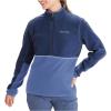 MARMOT Women’s Rocklin 1/2 Zip Jacket – Classic, Warm, Lightweight 100-Weight Fleece Layer(Twilight Blue/Blue Bonnet)