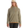 MARMOT Women’s Rocklin 1/2 Zip Jacket – Classic, Warm, Lightweight 100-Weight Fleece Layer(Vetiver)