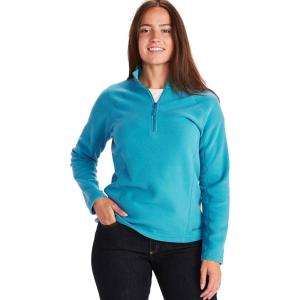 MARMOT Women’s Rocklin 1/2 Zip Jacket – Classic, Warm, Lightweight 100-Weight Fleece Layer(Enamel Blue)