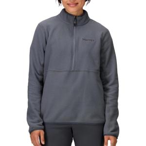 MARMOT Women’s Rocklin 1/2 Zip Jacket – Classic, Warm, Lightweight 100-Weight Fleece Layer(Steel Onyx)