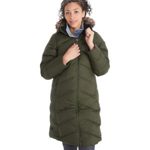 Marmot womens Montreaux Full-length Down Puffer Coat(Nori)