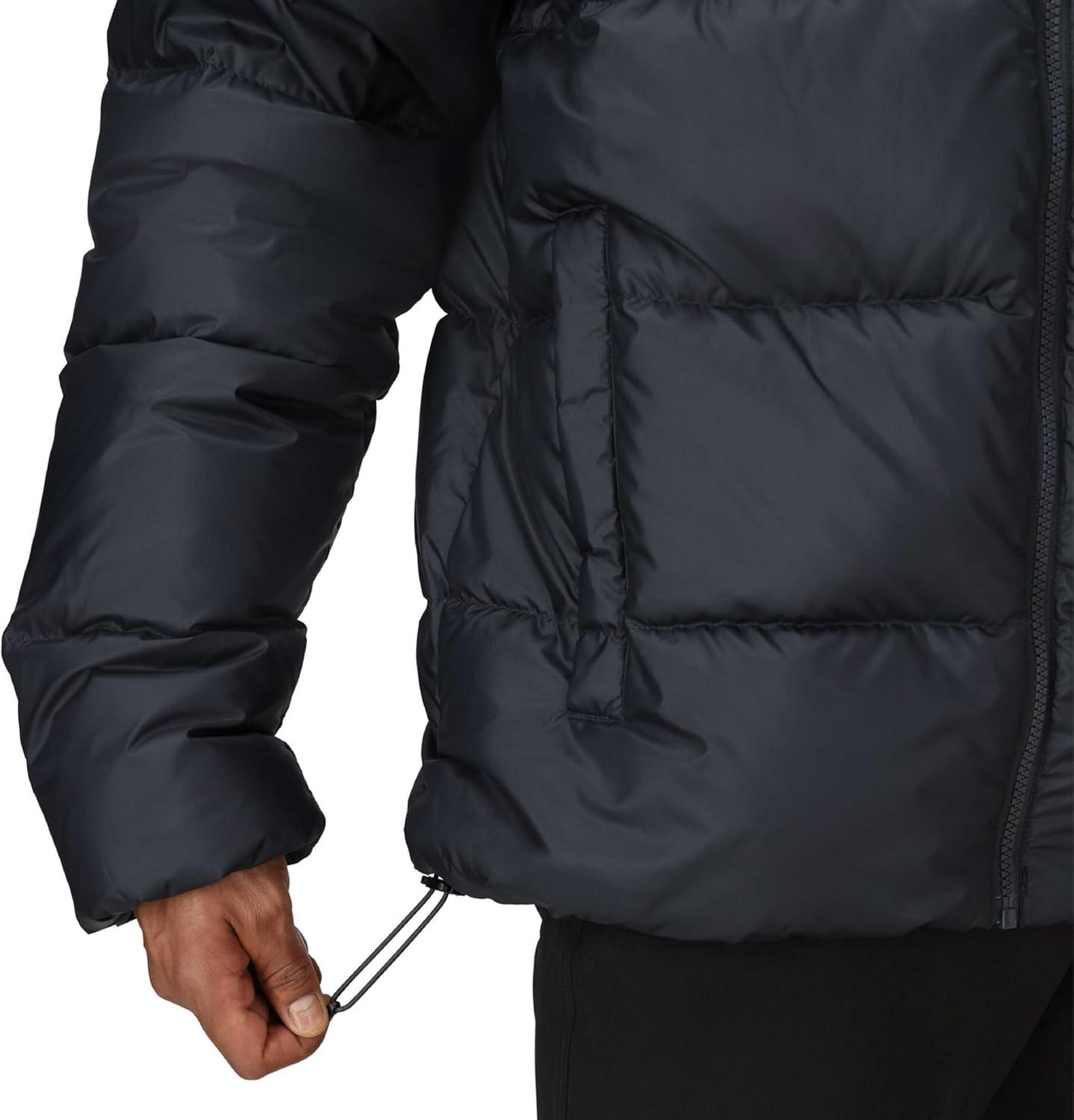 imageMARMOT Mens Guides Down Hoody Down Filled Water Resistant Puffer Jacket with Hood Dark Steel Large