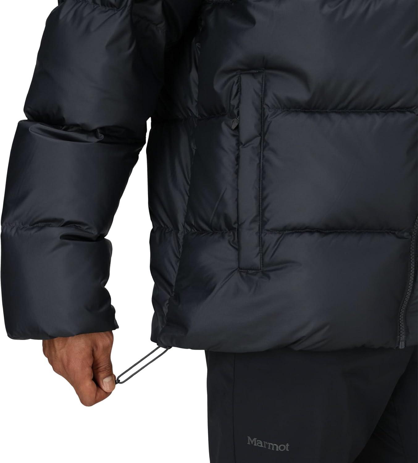 imageMARMOT Mens Guides Down Jacket Down Filled Water ResistantDark Steel