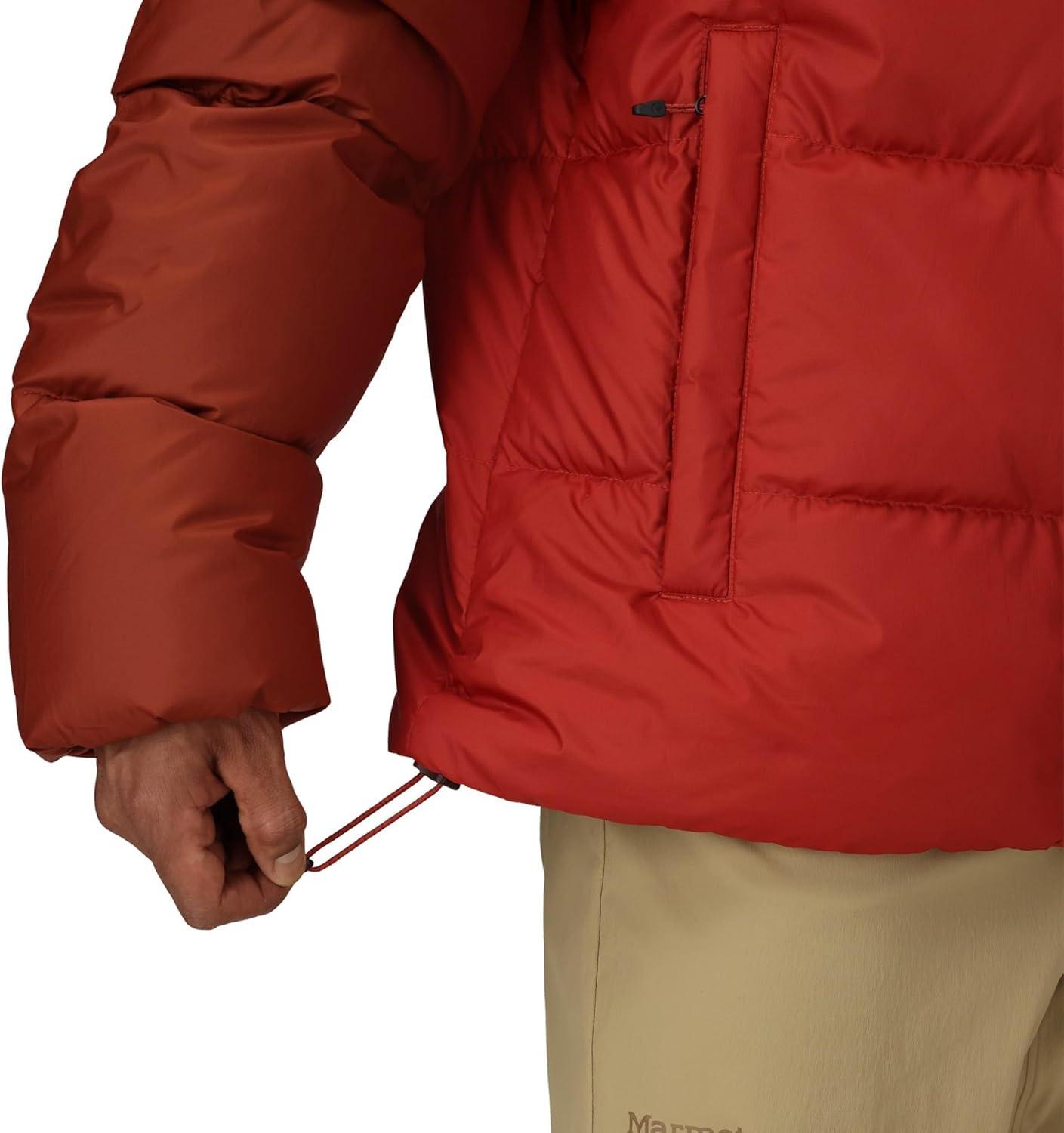 imageMARMOT Mens Guides Down Jacket Down Filled Water ResistantPecanSumac