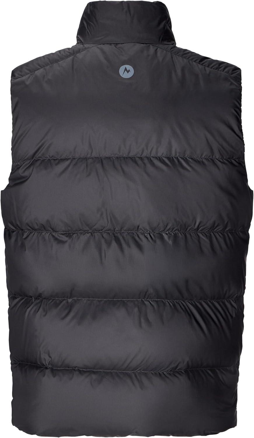 imageMARMOT Mens Guides Down Puffer Vest Down Filled Water Resistant Black Large