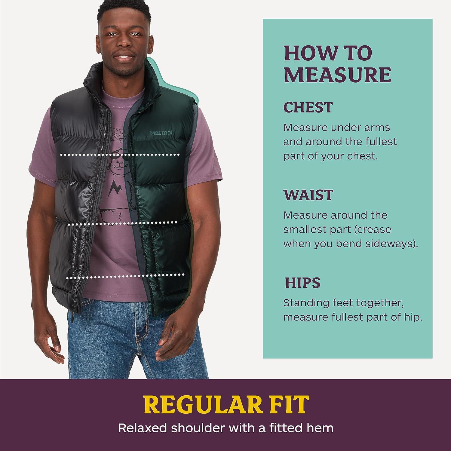 imageMARMOT Mens Guides Down Vest 700Fill Insulated WaterResistant Lightweight PufferChocolate