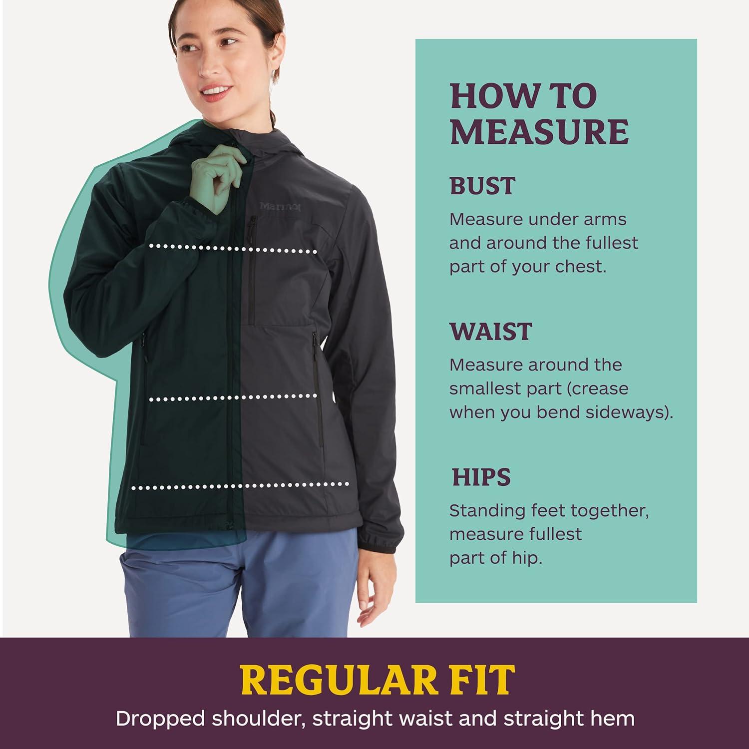 imageMARMOT Womens Ether Driclime Hoody Breathable Comfortable Packable Windbreaker Jacket with HoodStorm