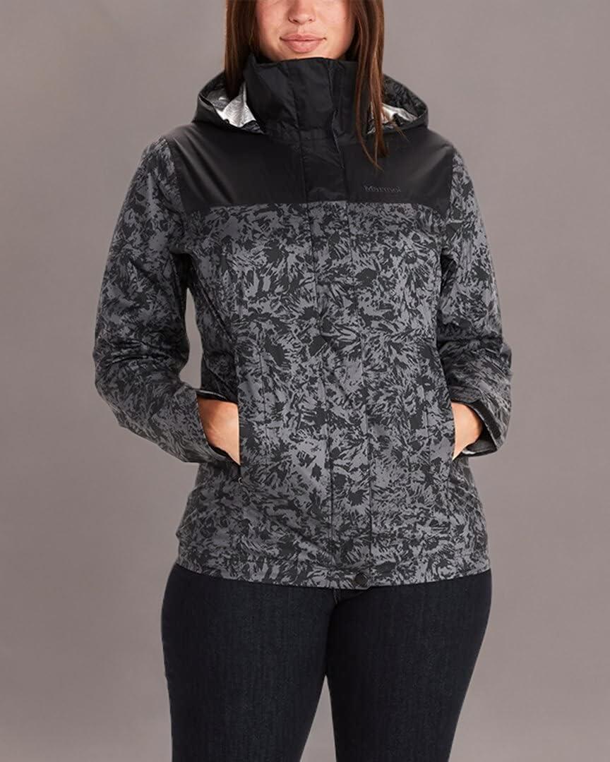 imageMARMOT Womens Precip Eco Print Jacket Classic Breathable Waterproof Flowers Medium