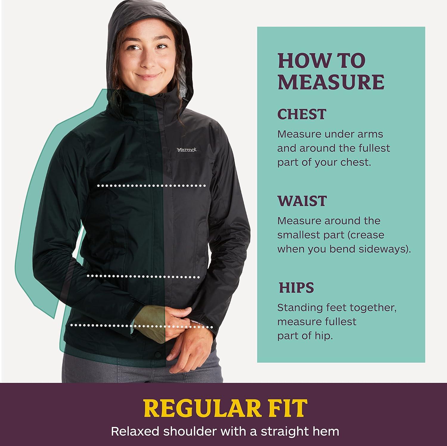 imageMARMOT Womens Precip Eco Waterproof Anorak Rain Jacket Breathable Lightweight Packable Pullover RaincoatTide BlueArctic Navy