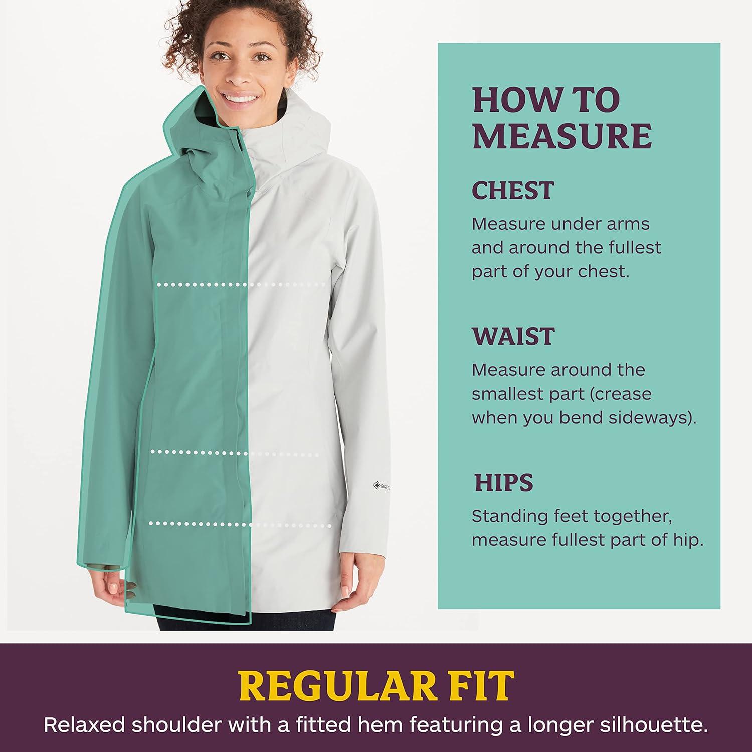 imageMarmot Womens Essential Lightweight Waterproof Goretex JacketArctic Navy