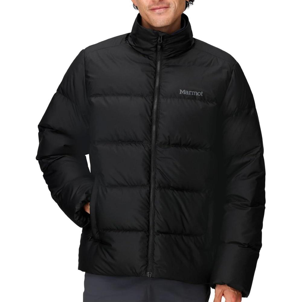 imageMARMOT Mens Guides Down Jacket Down Filled Water ResistantBlack