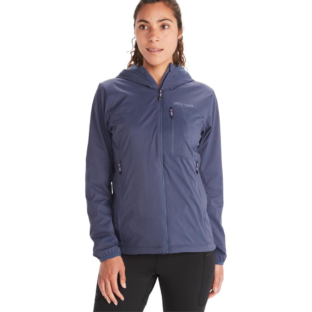 imageMARMOT Womens Ether Driclime Hoody Breathable Comfortable Packable Windbreaker Jacket with HoodStorm