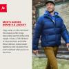 MARMOT Men’s Guides Down Jacket, Down Filled, Water Resistant(Dark Steel)