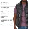 MARMOT Men’s Guides Down Vest – 700-Fill Insulated, Water-Resistant, Lightweight Puffer(Black – Latest Collection)