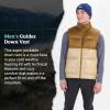 MARMOT Men’s Guides Down Vest – 700-Fill Insulated, Water-Resistant, Lightweight Puffer(Hazel/Light Oak – Latest Collection)