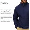 MARMOT Men’s Rocklin 1/2 Zip Jacket – Classic, Warm, Lightweight 100-Weight Fleece Layer(Arctic Navy)